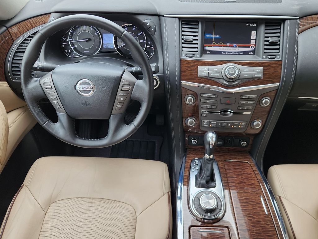 2019 Nissan Armada Platinum White at Bravo Nissan
