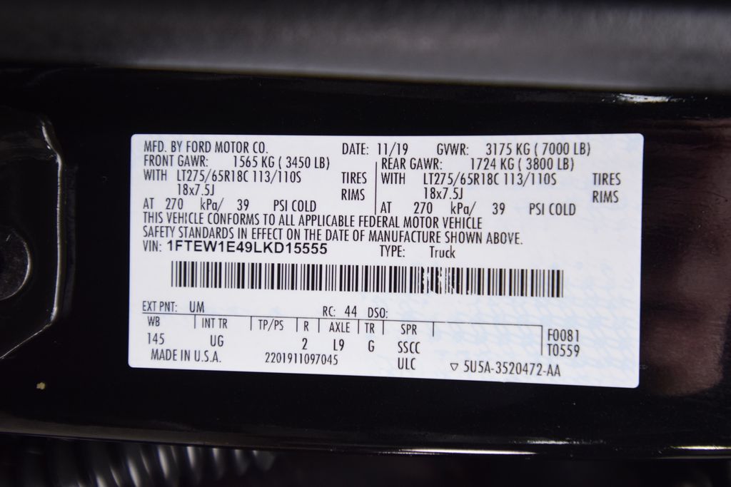 used 2020 Ford F-150 car, priced at $29,500