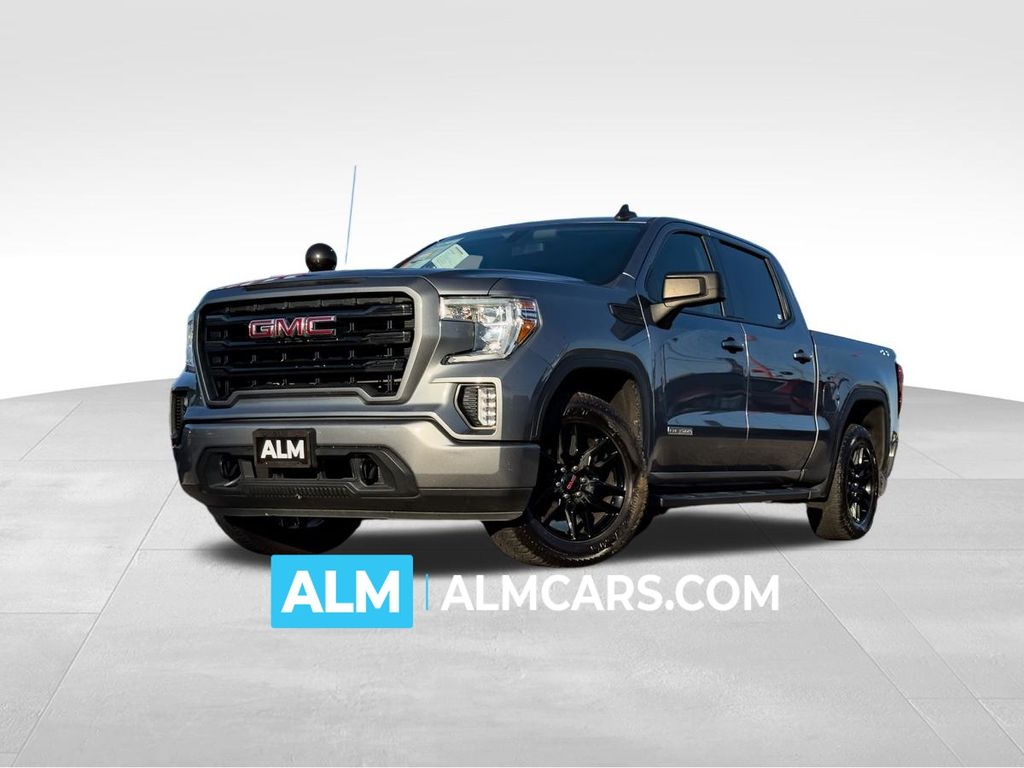 Gray 2021 GMC Sierra 1500 Pickup Truck Four-Wheel Drive 8-Speed Automatic