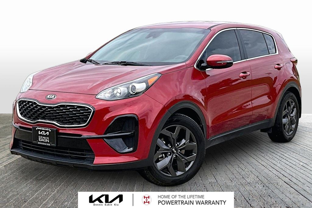 Hyper Red 2022 Kia Sportage SUV / Crossover Front-Wheel Drive 6-Speed Automatic Overdrive