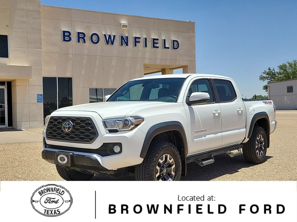 Super White 2020 Toyota Tacoma Pickup Truck Four-Wheel Drive 6-Speed Automatic