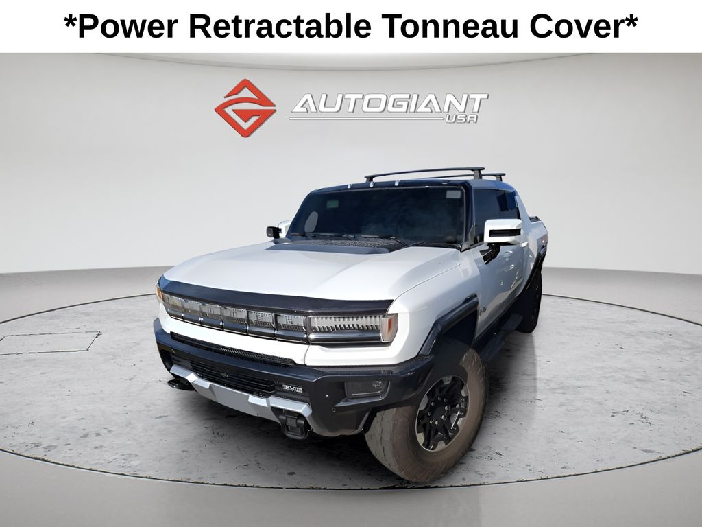 Interstellar White 2022 GMC Hummer EV Pickup Pickup Truck All-Wheel Drive 1-Speed Automatic