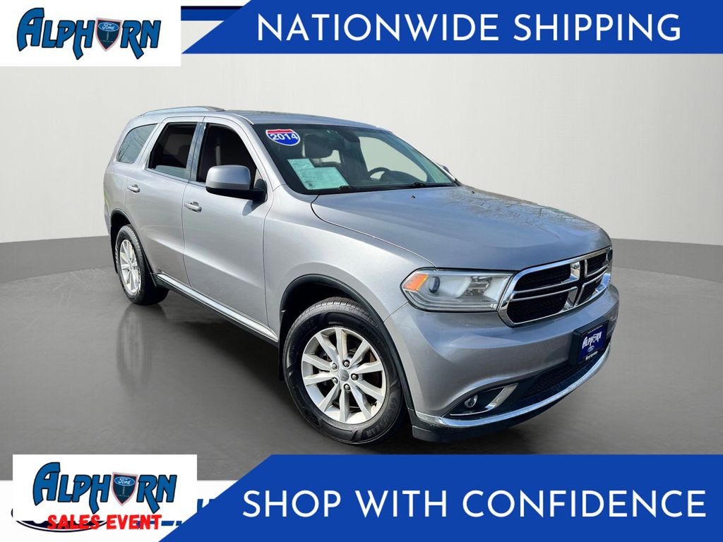 Billet Silver Metallic Clearcoat 2014 Dodge Durango SXT AWD SUV / Crossover All-Wheel Drive 8-Speed Automatic