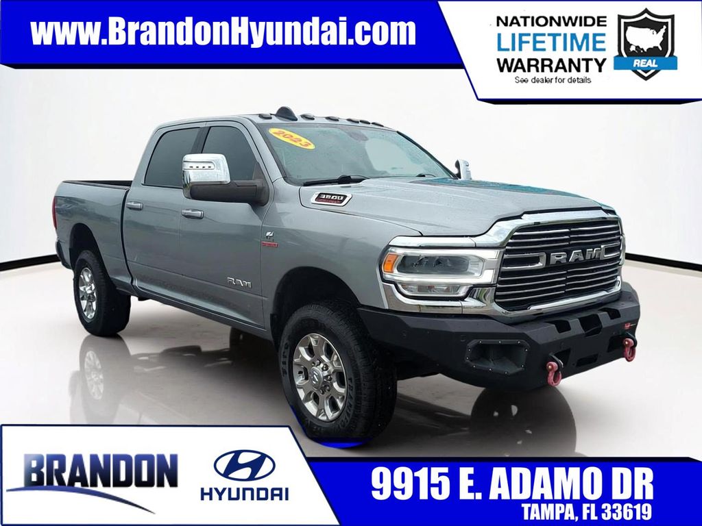 Billet Silver Metallic 2023 RAM 3500 Pickup Truck Four-Wheel Drive 6-Speed Automatic