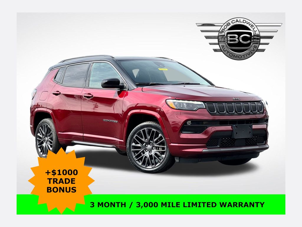 Velvet Red Pearlcoat 2022 Jeep Compass High Altitude 4WD SUV / Crossover Four-Wheel Drive 9-Speed Automatic