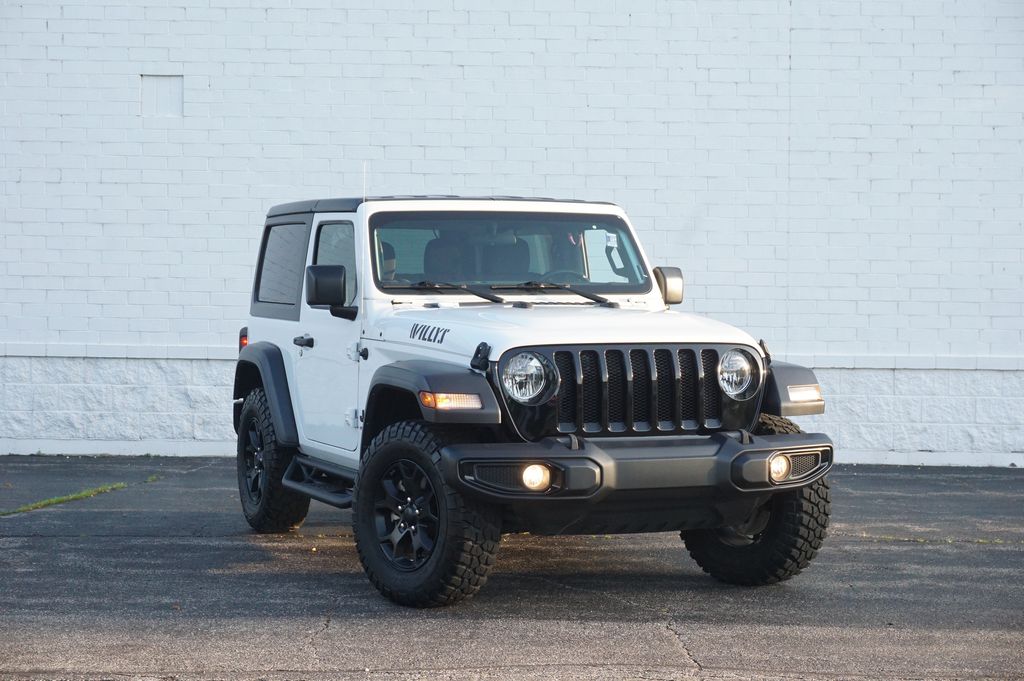 Bright White Clearcoat 2023 Jeep Wrangler SUV / Crossover Four-Wheel Drive 6-Speed Manual