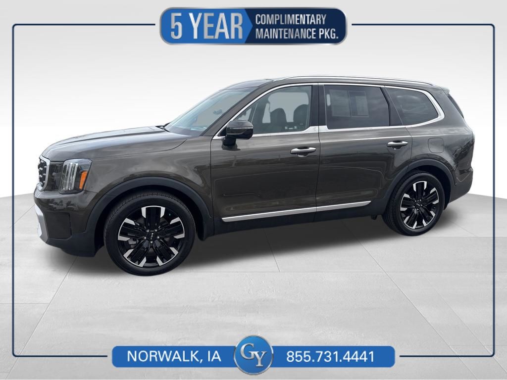 Brown 2023 Kia Telluride SX-Prestige AWD SUV / Crossover All-Wheel Drive 8-Speed Automatic