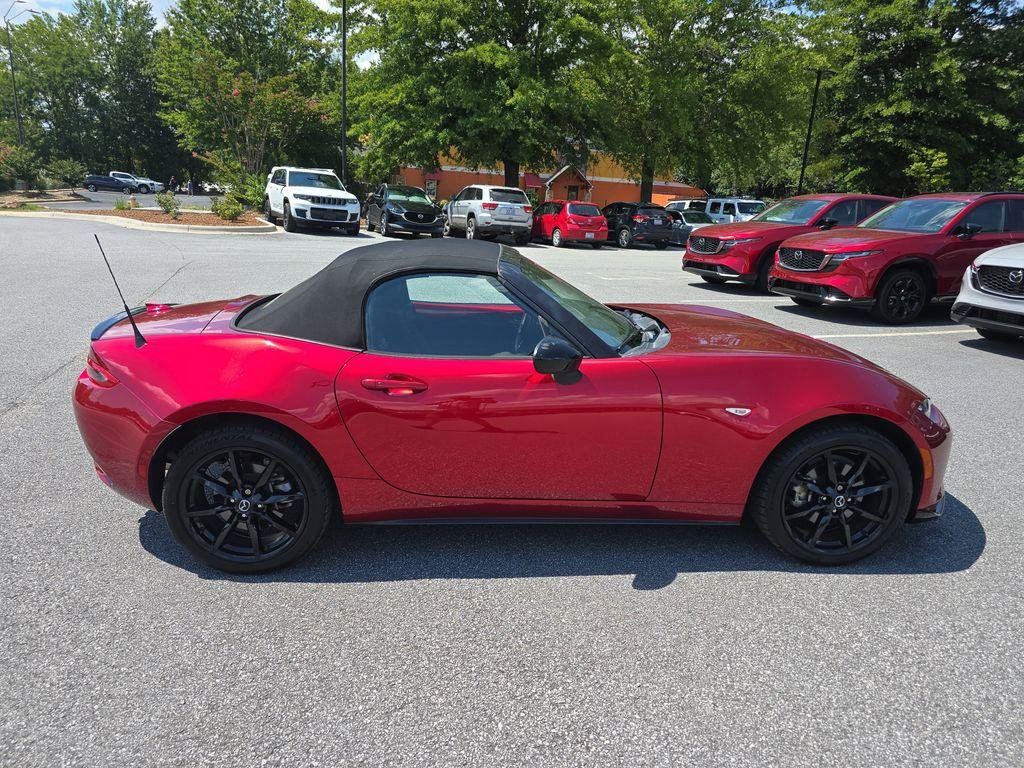 Red 2022 Mazda MX-5 Miata Convertible Rear-Wheel Drive Manual