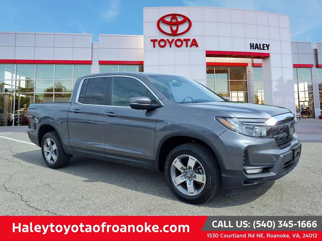 Gray 2025 Honda Ridgeline Pickup Truck All-Wheel Drive 9-Speed Automatic
