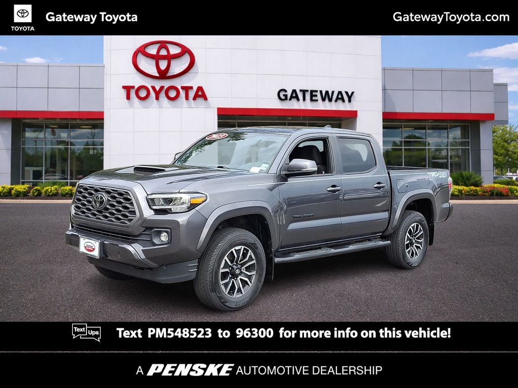 Magnetic Gray Metallic 2023 Toyota Tacoma TRD Sport Double Cab 4WD Pickup Truck Four-Wheel Drive 6-Speed Automatic