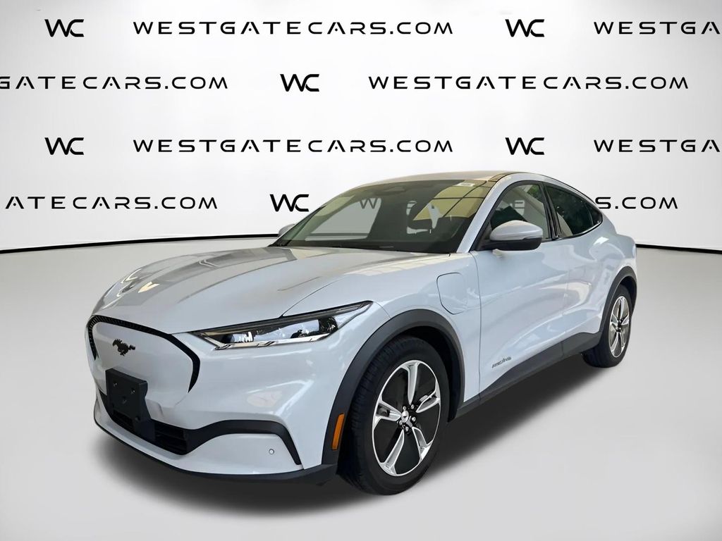 White Metallic 2022 Ford Mustang Mach-E SUV / Crossover All-Wheel Drive Automatic