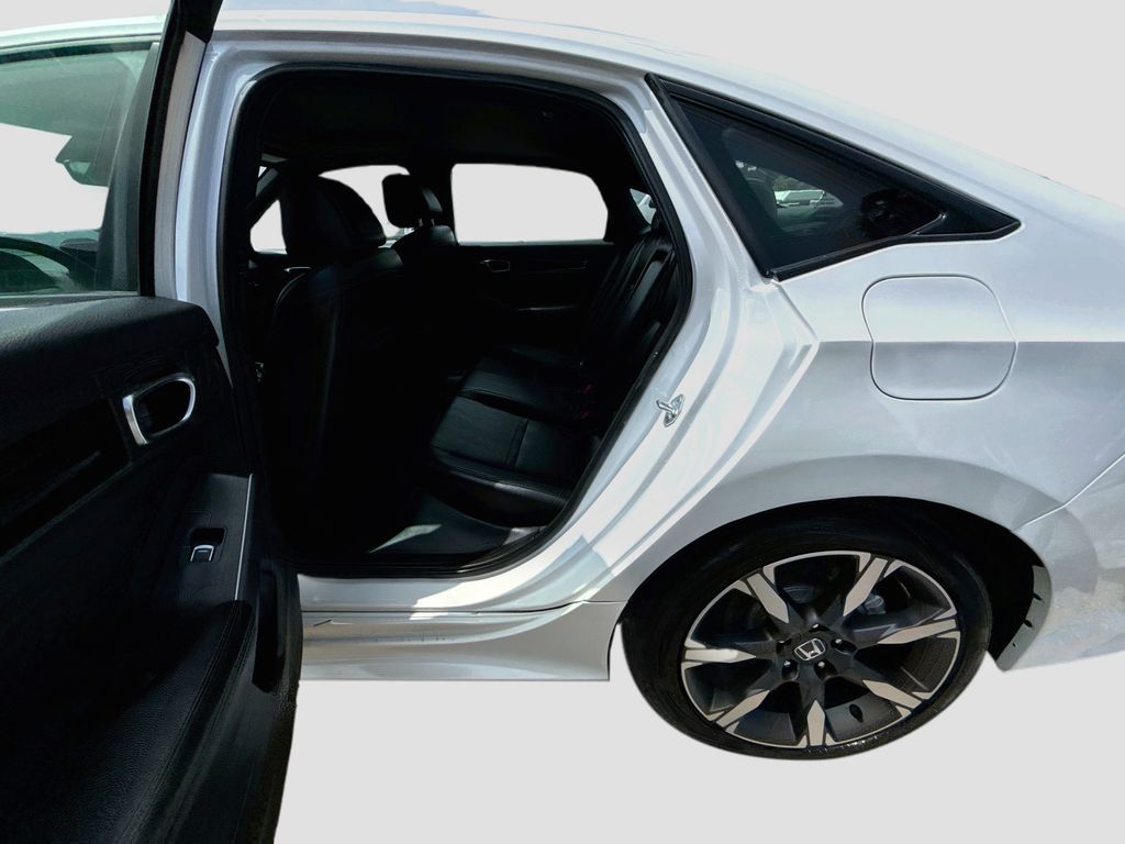 2025 Honda Civic Hybrid Sport Touring White at AutoSavvy Houston Southwest
