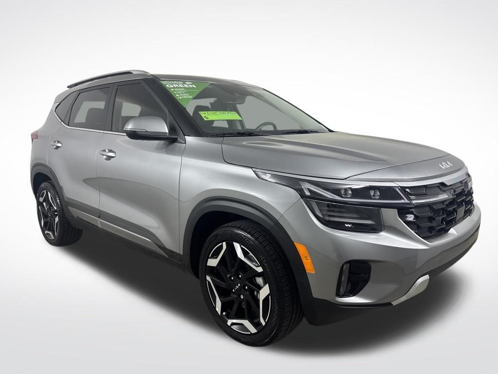 Steel Gray 2025 Kia Seltos SX AWD SUV / Crossover All-Wheel Drive 8-Speed Automatic