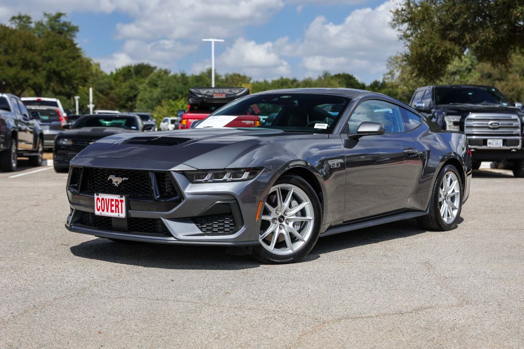 Carbonized Gray Metallic 2024 Ford Mustang Coupe Rear-Wheel Drive Automatic