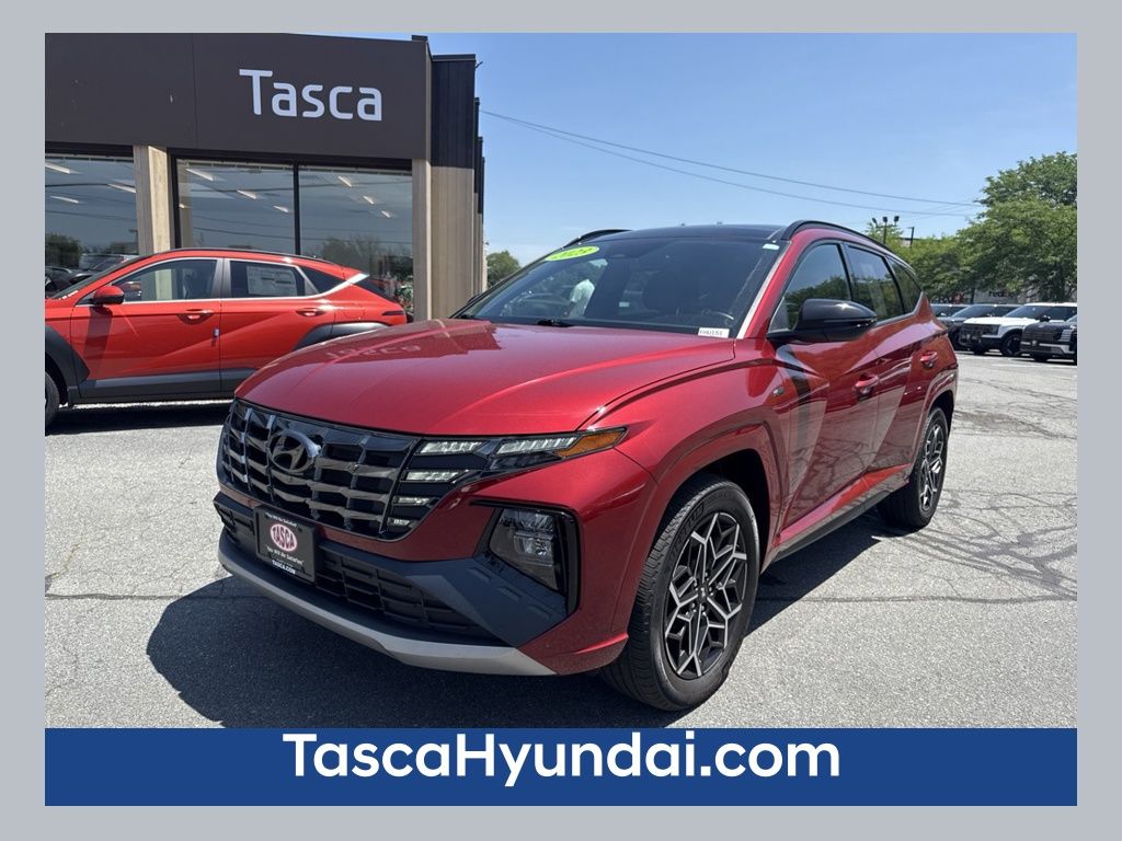 Red Crimson 2023 Hyundai Tucson SUV / Crossover All-Wheel Drive 8-Speed Automatic