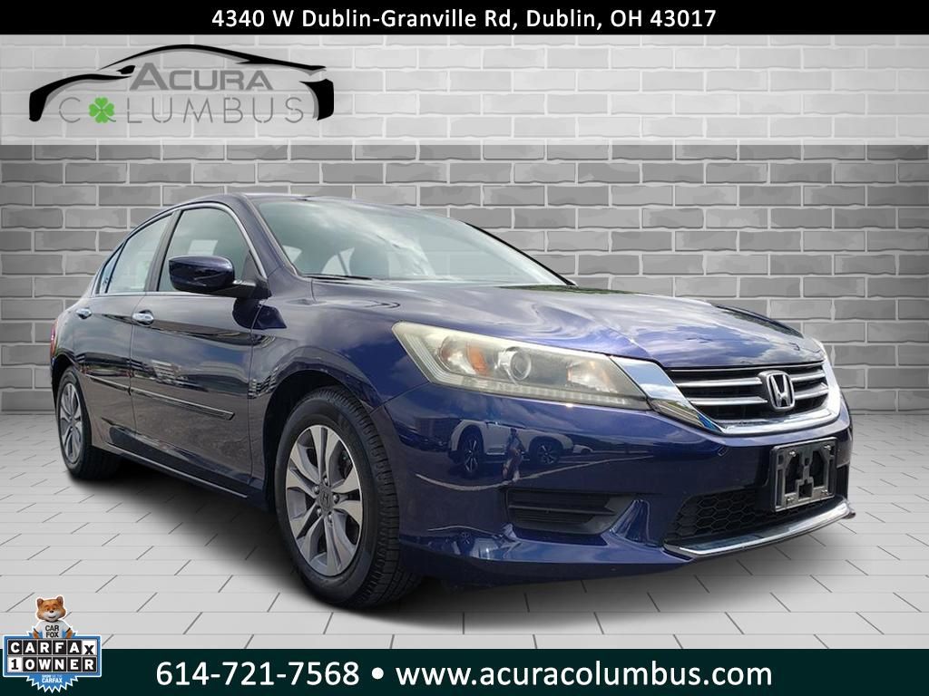 Black (Obsidian Blue Pearl) 2014 Honda Accord LX Sedan Front-Wheel Drive Continuously Variable Transmission