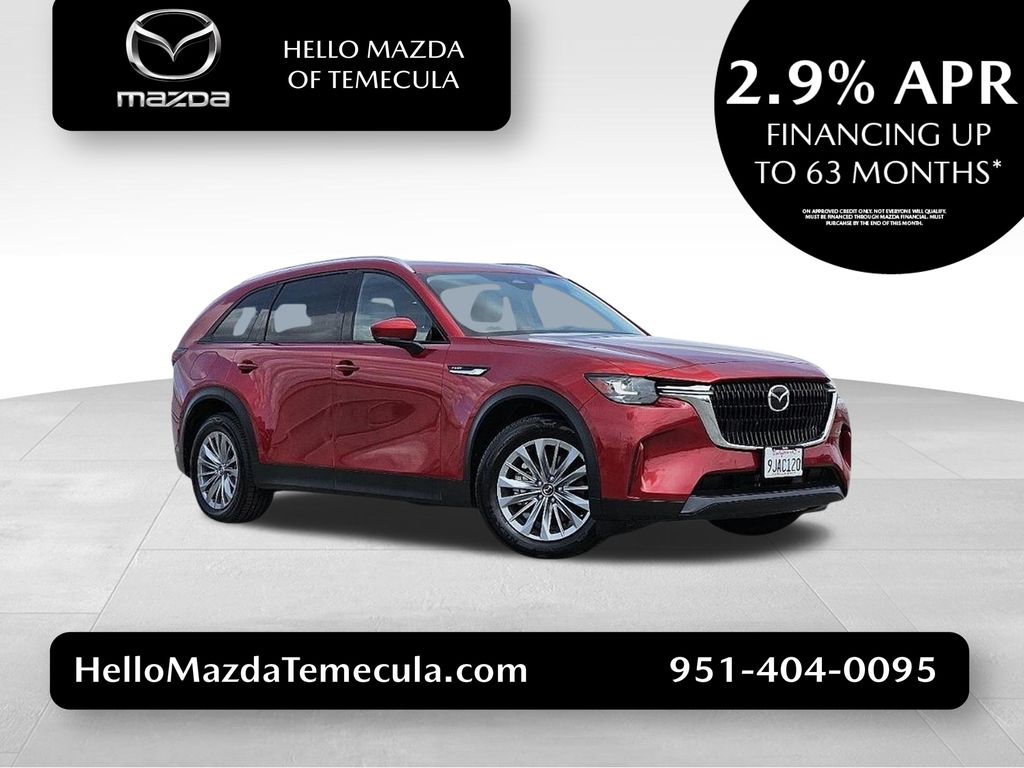 Soul Red Crystal Metallic 2024 Mazda CX-90 PHEV Preferred AWD SUV / Crossover All-Wheel Drive 8-Speed Automatic