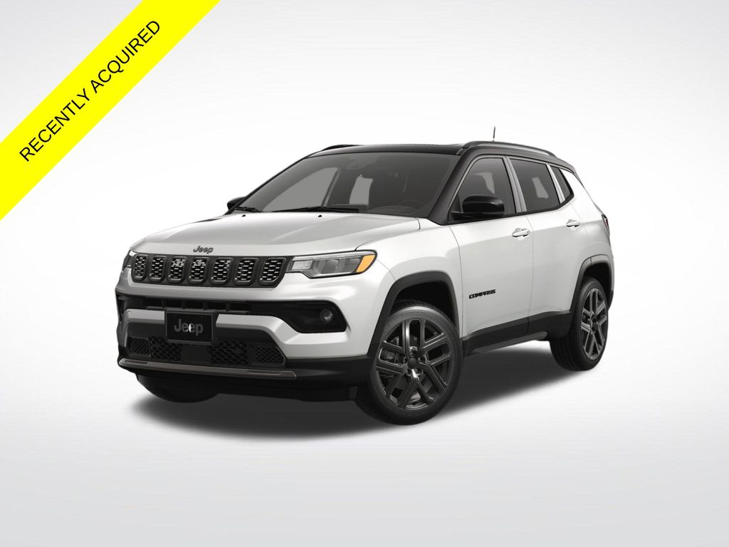 Bright White Clearcoat 2025 Jeep Compass SUV / Crossover Four-Wheel Drive 8-Speed Automatic