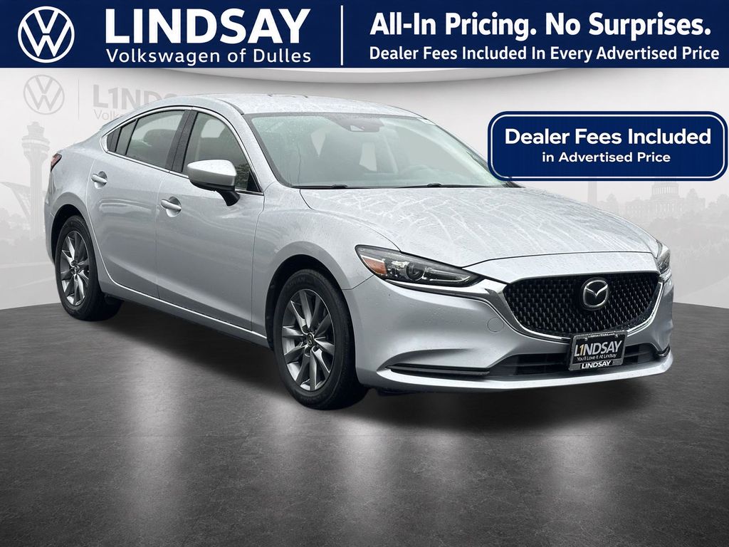 Sonic Silver Metallic 2018 Mazda MAZDA6 Sedan Front-Wheel Drive 6-Speed Automatic