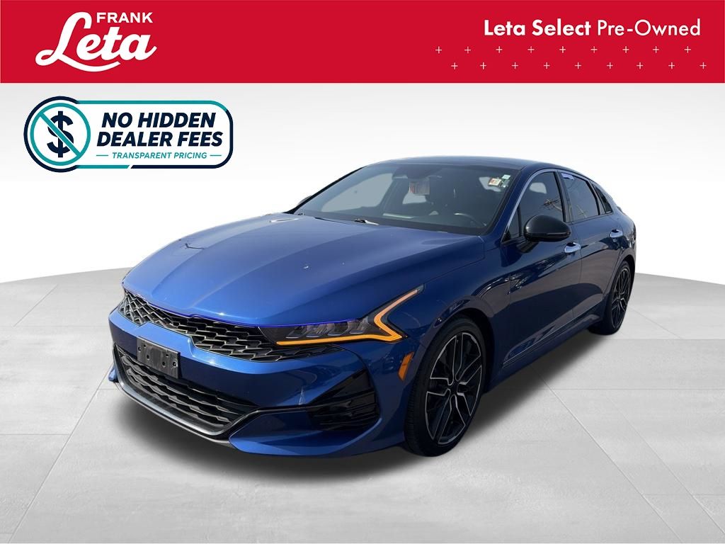 Sapphire Blue 2022 Kia K5 Sedan Front-Wheel Drive 8-Speed Dual Clutch