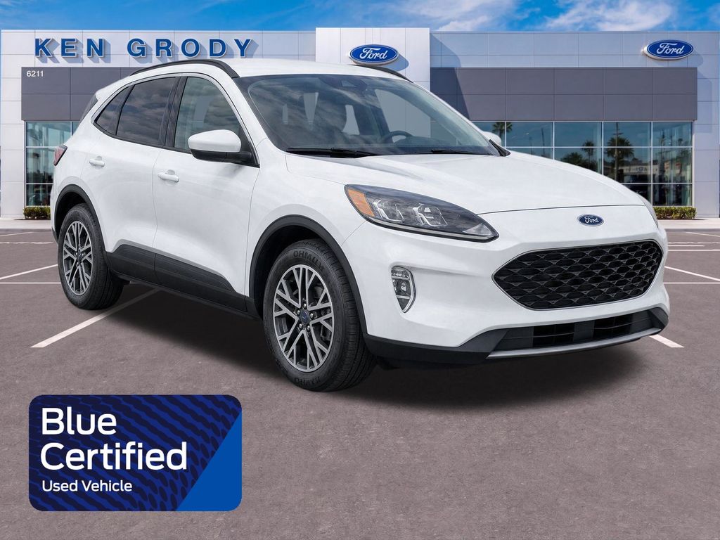 Oxford White 2020 Ford Escape SUV / Crossover Front-Wheel Drive 8-Speed Automatic