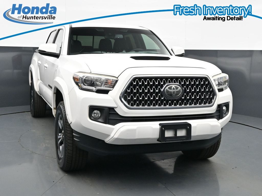 Super White 2019 Toyota Tacoma Pickup Truck Four-Wheel Drive 6-Speed Automatic