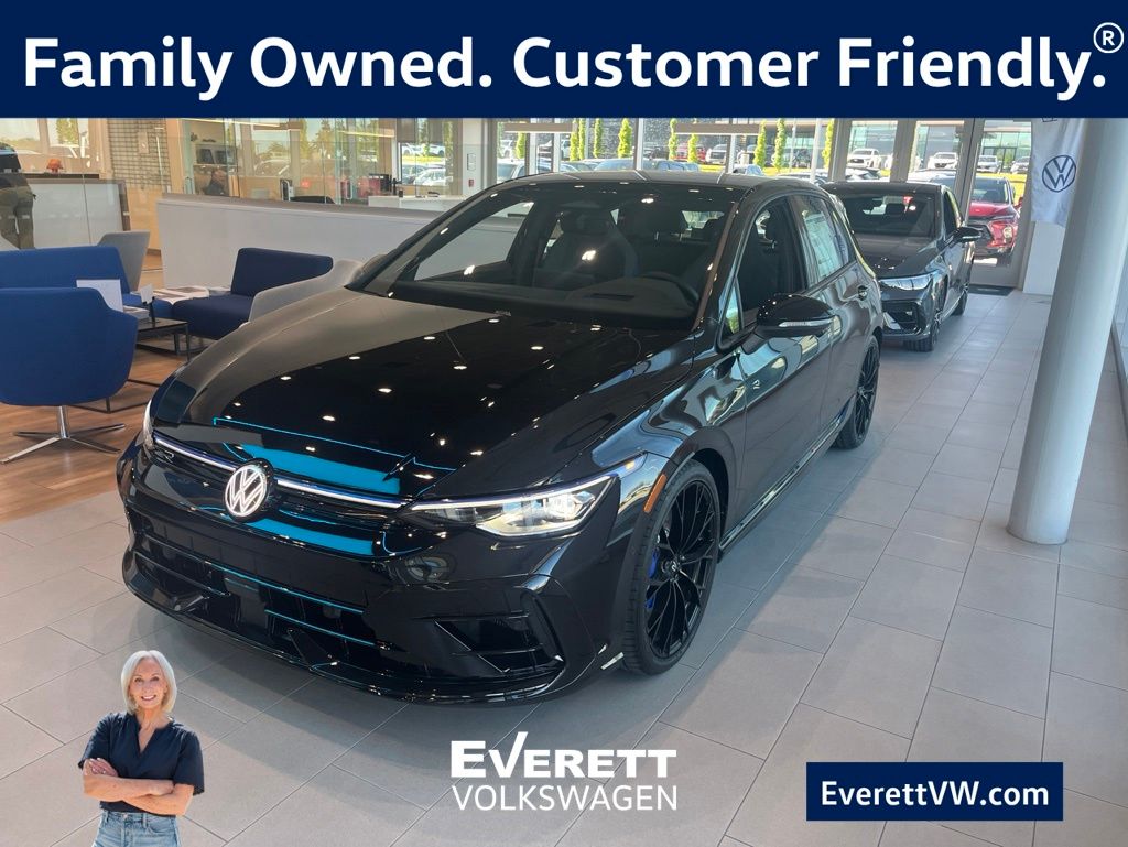 Mythos Black Metallic 2026 Volkswagen Golf R Hatchback All-Wheel Drive 7-Speed Dual Clutch
