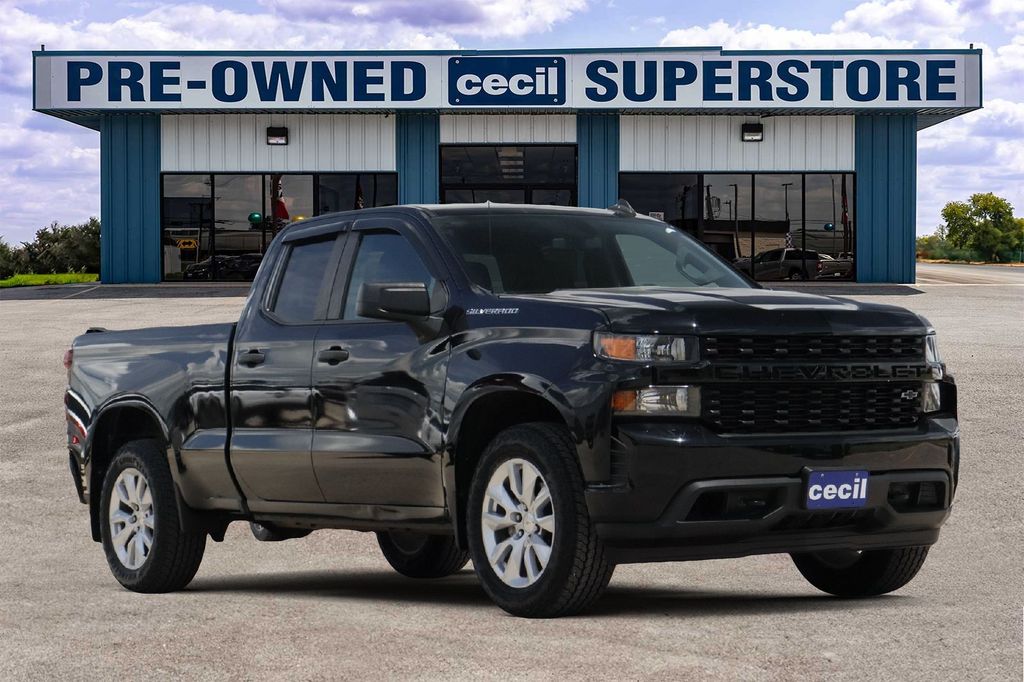 Black 2021 Chevrolet Silverado 1500 Pickup Truck Four-Wheel Drive 8-Speed Automatic