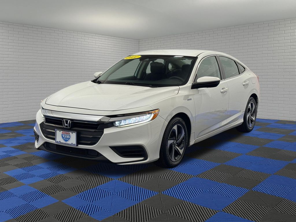 Platinum White Pearl 2022 Honda Insight EX FWD Sedan Front-Wheel Drive Continuously Variable Transmission