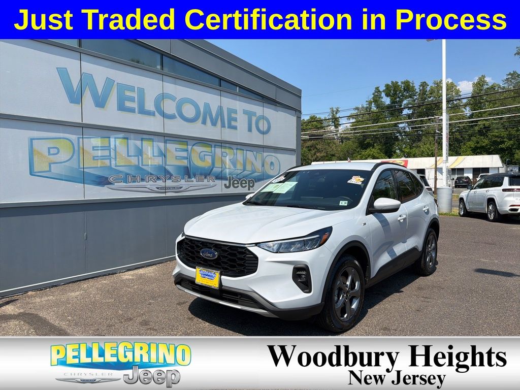 Silver Metallic 2025 Ford Escape Hybrid ST-Line Select AWD SUV / Crossover All-Wheel Drive Continuously Variable Transmission