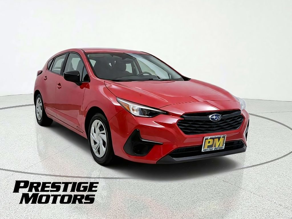 Pure Red 2025 Subaru Impreza Wagon All-Wheel Drive Continuously Variable Transmission