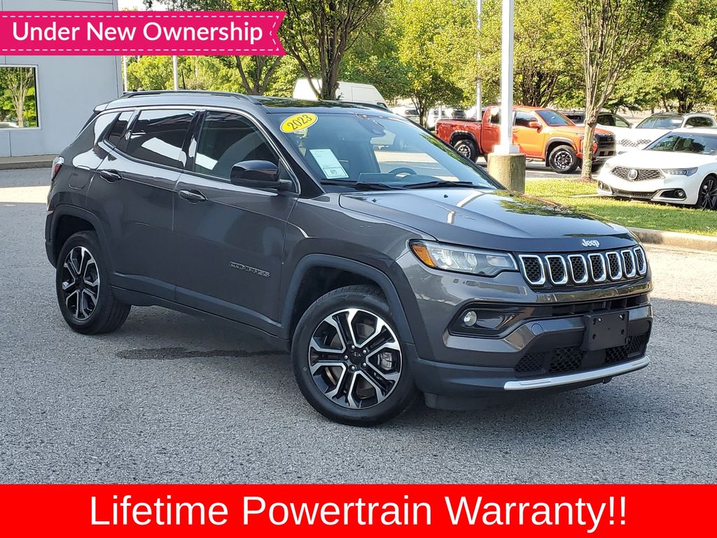 Crystal Metallic 2023 Jeep Compass SUV / Crossover Four-Wheel Drive 8-Speed Automatic