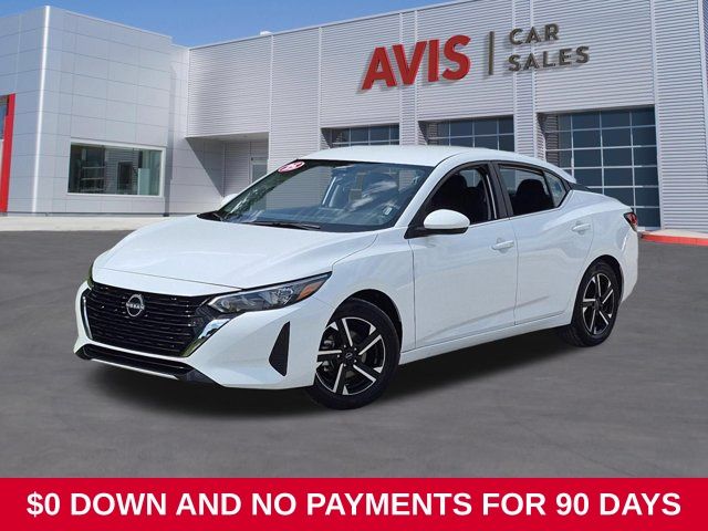 White (Fresh Powder) 2025 Nissan Sentra Sedan Front-Wheel Drive Continuously Variable Transmission