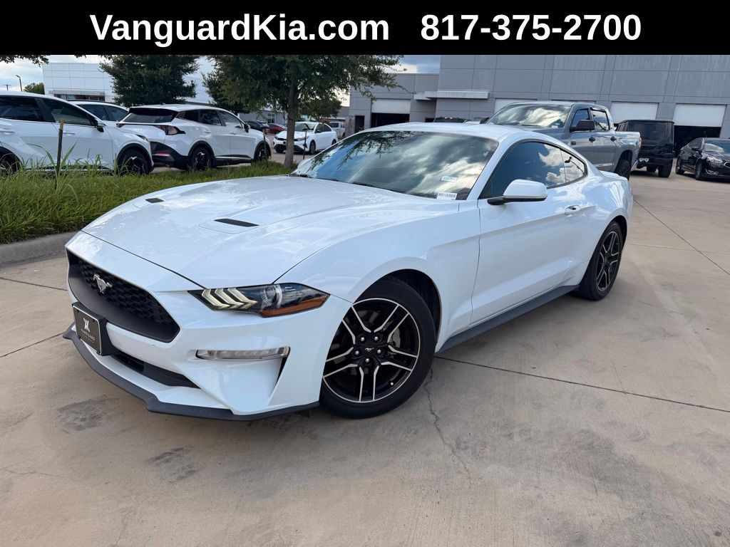 Oxford White 2021 Ford Mustang EcoBoost Premium Coupe RWD Coupe Rear-Wheel Drive Automatic