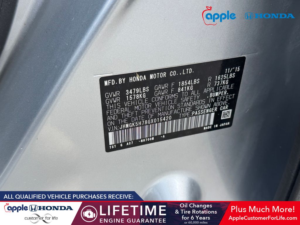 2016 Honda Fit EX