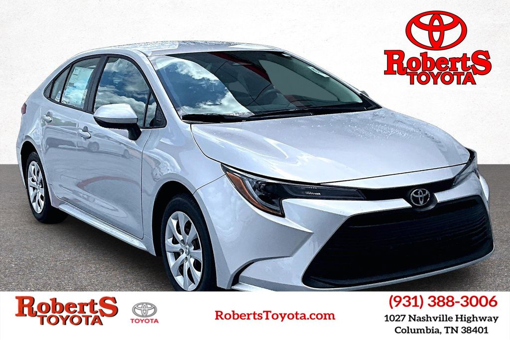 Classic Silver Metallic 2026 Toyota Corolla LE FWD Sedan Front-Wheel Drive Continuously Variable Transmission