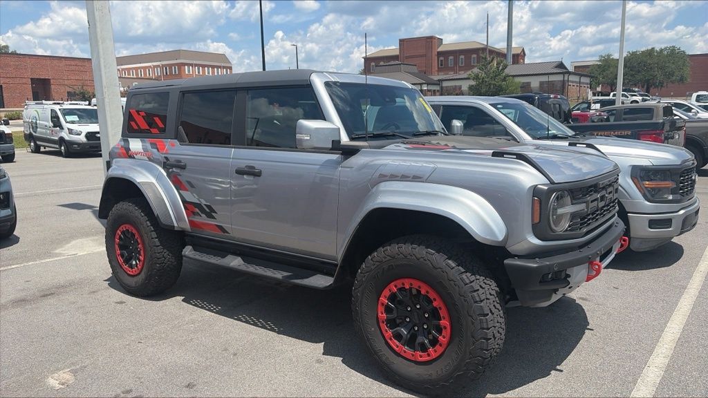 Iconic Silver Metallic 2024 Ford Bronco Raptor SUV / Crossover Four-Wheel Drive Automatic
