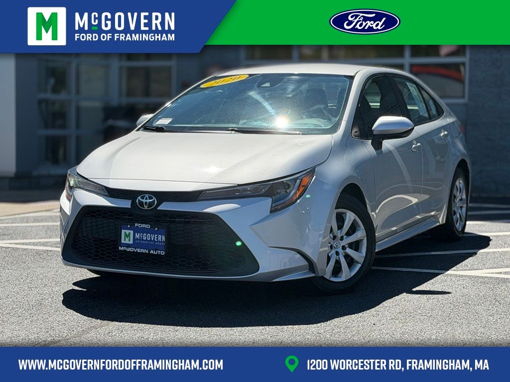 Classic Silver Metallic 2020 Toyota Corolla LE FWD Sedan Front-Wheel Drive Continuously Variable Transmission