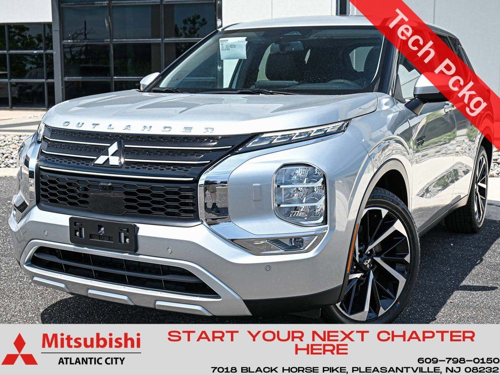 Alloy Silver Metallic 2024 Mitsubishi Outlander Hybrid Plug-in SUV / Crossover All-Wheel Drive 1-Speed Automatic