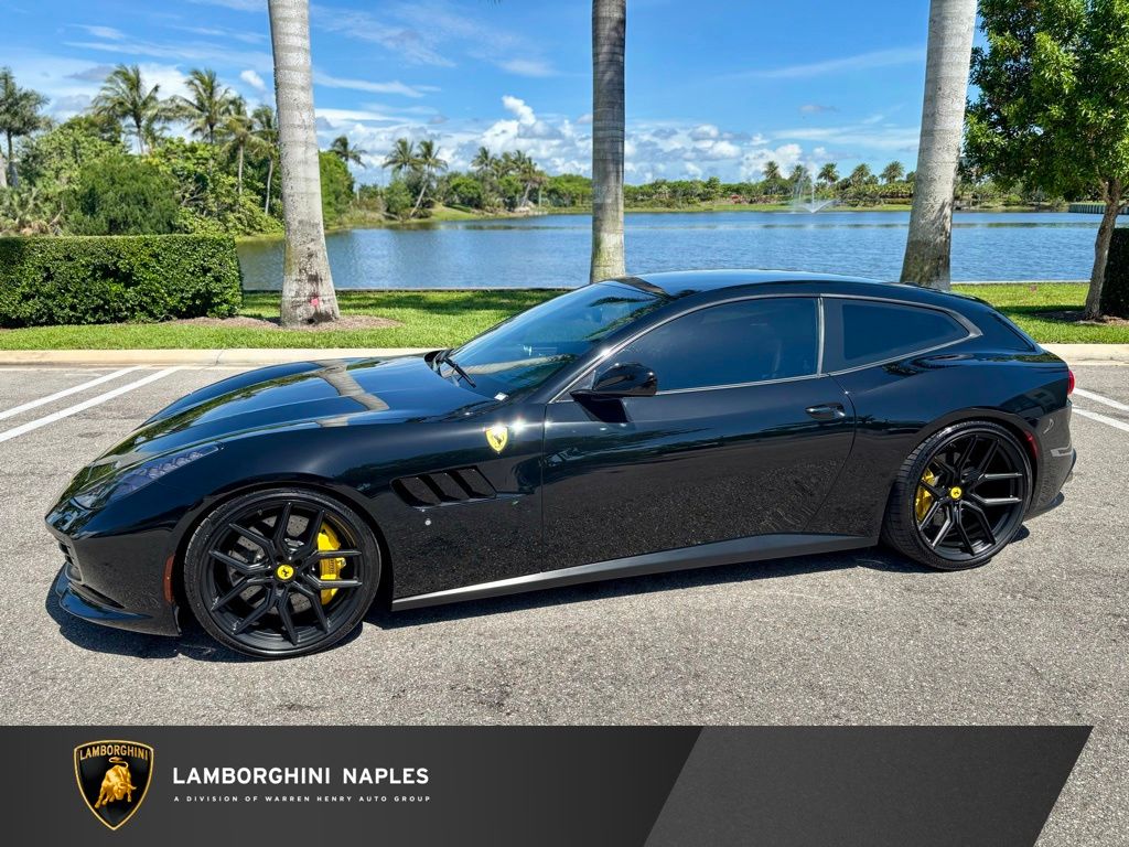 Black 2019 Ferrari GTC4Lusso T RWD Coupe Rear-Wheel Drive 7-Speed Automatic