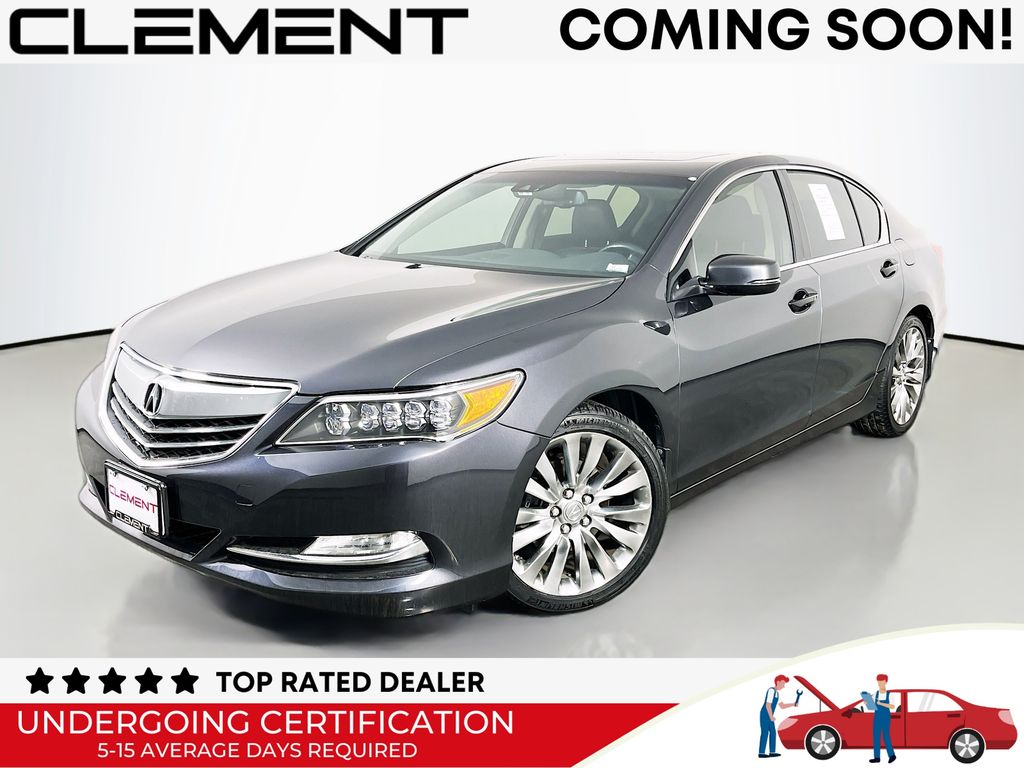 Gray (Graphite Luster Metallic) 2016 Acura RLX FWD with Technology Package Sedan Front-Wheel Drive 6-Speed Automatic