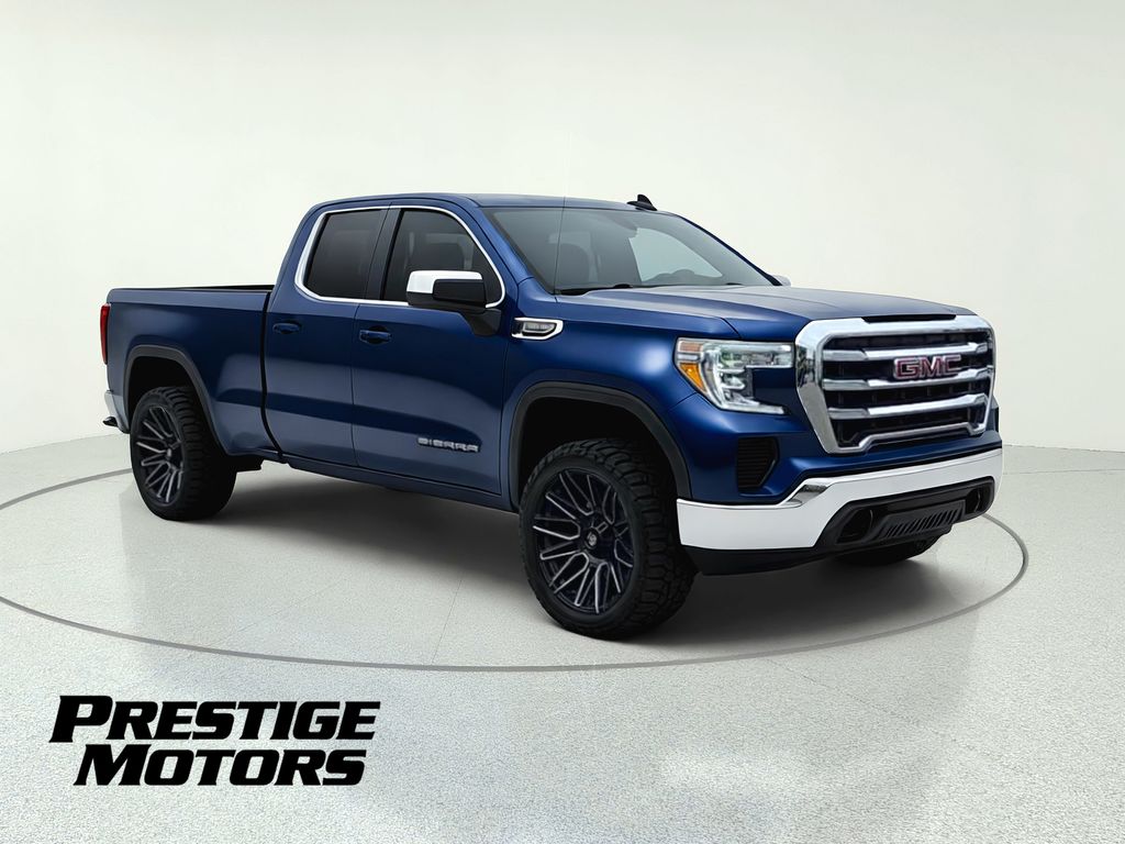 Pacific Blue Metallic 2022 GMC Sierra 1500 Limited Pickup Truck Four-Wheel Drive Automatic