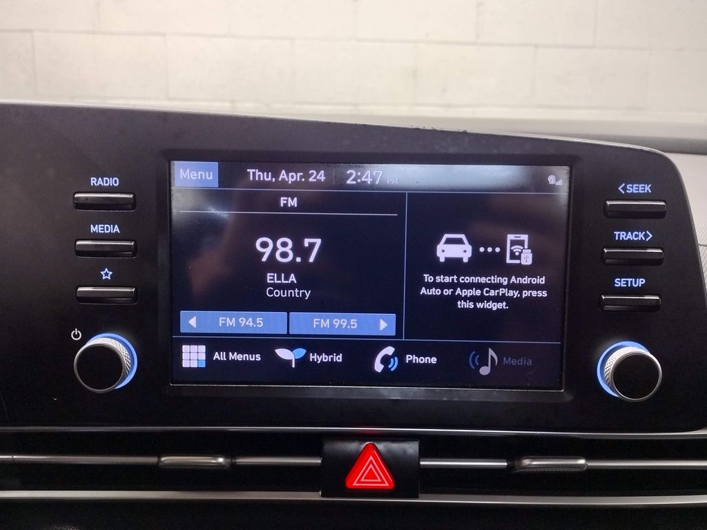 2022 Hyundai Elantra Hybrid Blue