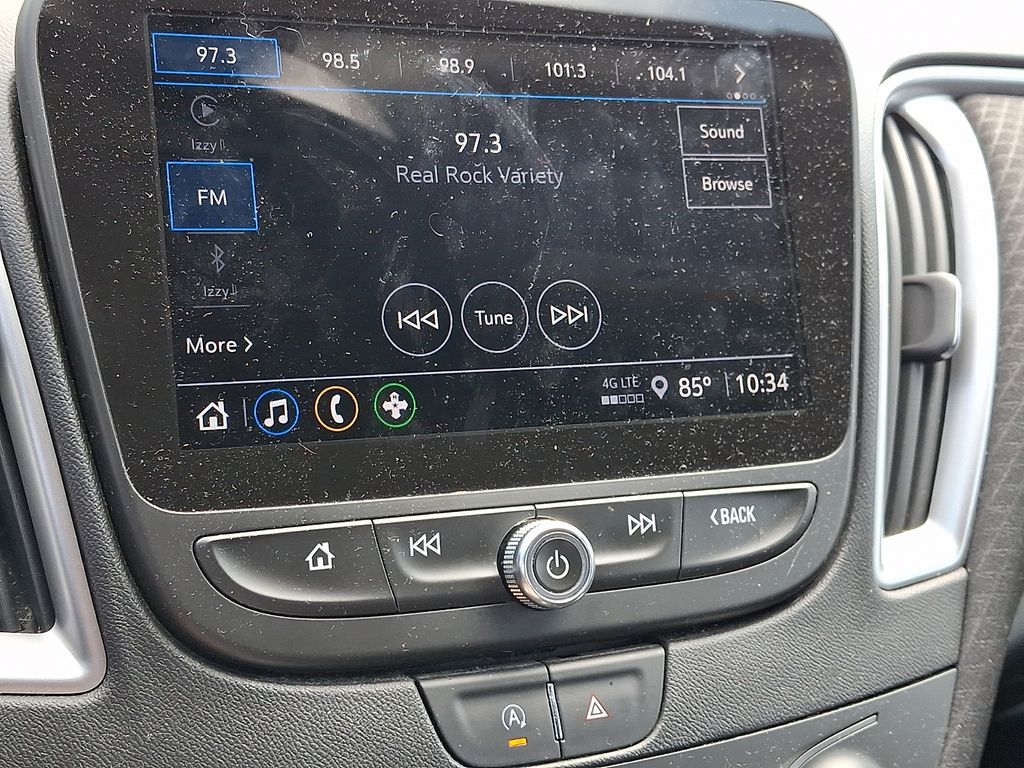 2021 Chevrolet Malibu RS White at Klick Lewis Buick Chevrolet