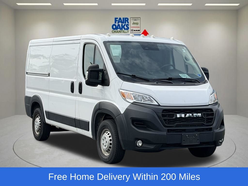 Bright White Clearcoat 2025 RAM ProMaster Van Front-Wheel Drive 9-Speed Automatic