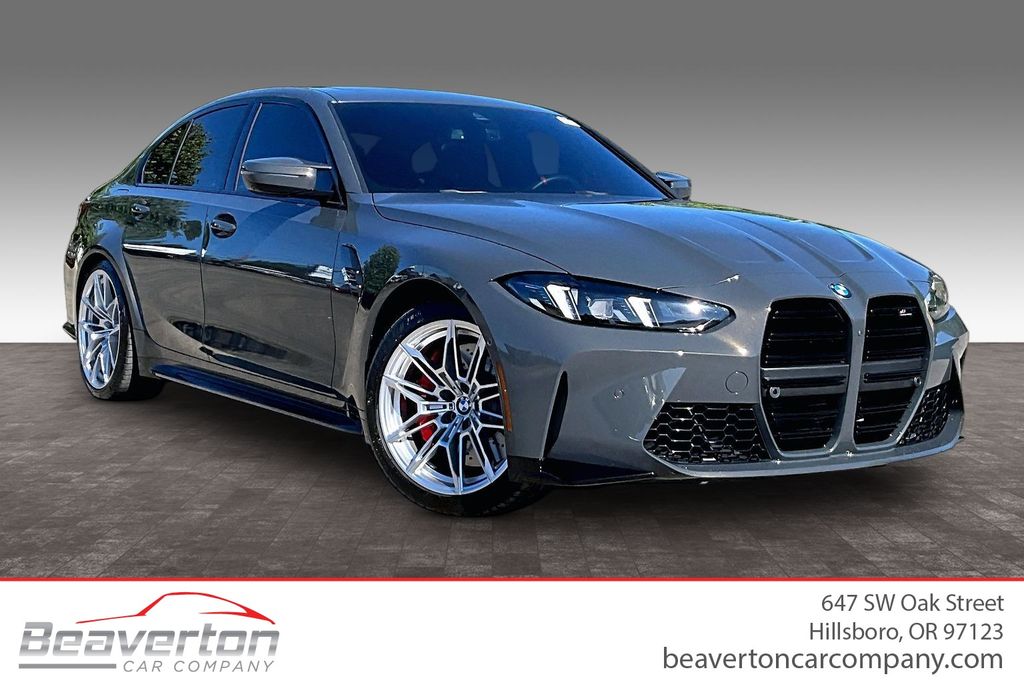 Gray (Dravit Grey Metallic) 2025 BMW M3 Sedan All-Wheel Drive 8-Speed Automatic