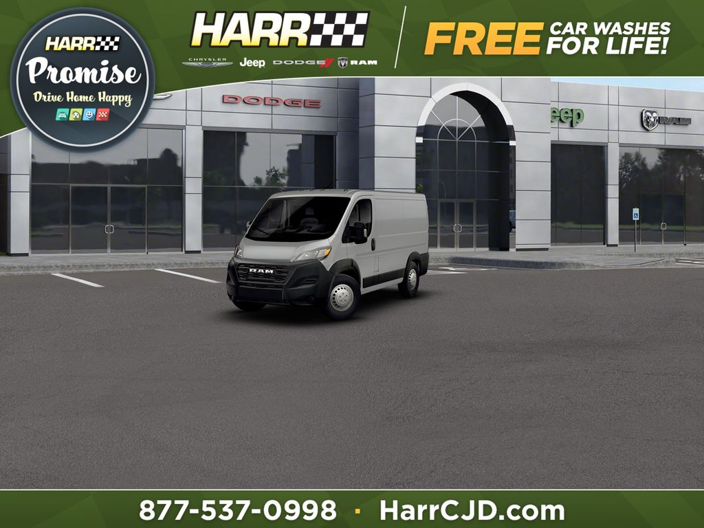 Bright Silver Metallic Clearcoat 2026 RAM ProMaster 1500 Tradesman 118 Low Roof Cargo Van FWD Van Front-Wheel Drive 9-Speed Automatic