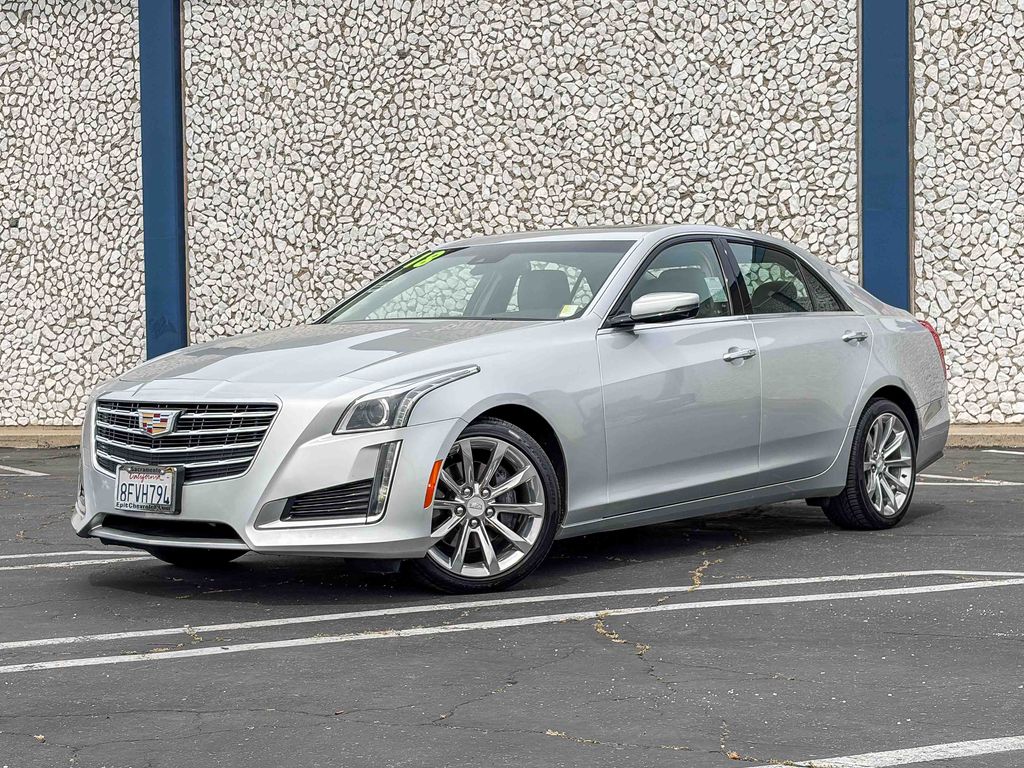 Radiant Silver Metallic 2018 Cadillac CTS 2.0T Luxury AWD Sedan All-Wheel Drive 8-Speed Automatic