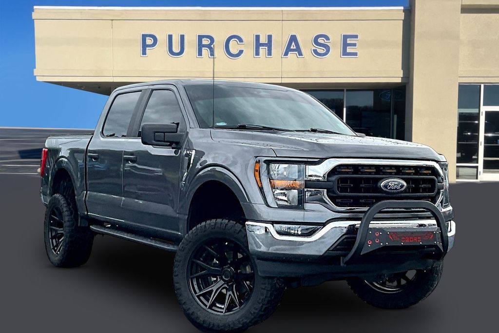 Gray Metallic 2023 Ford F-150 Pickup Truck Four-Wheel Drive Automatic