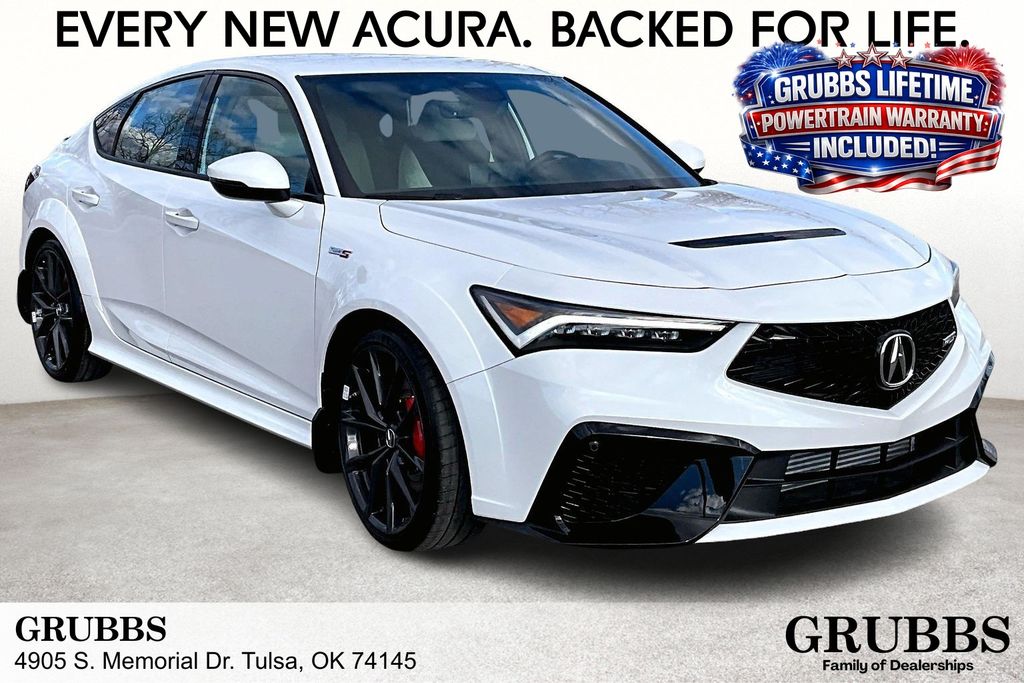 Platinum White Pearl 2026 Acura Integra Sedan Front-Wheel Drive 6-Speed Manual